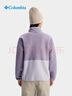 Columbia哥伦比亚户外女子银点热能运动旅行保暖徒步抓绒衣XR7225 554 紫灰色拼珍珠紫 M(160/84A) 实拍图
