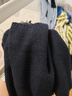 优衣库男装女装柔软绵羊毛圆领针织衫/长袖毛衣毛衫478541 69 藏青色 2XL /185/112C 实拍图