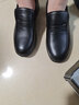 GENAI头层牛皮正装皮鞋男士商务鞋子男鞋真皮中年老年人防滑老人爸爸鞋 黑色 头层牛皮 套脚懒人鞋 四季 38 实拍图