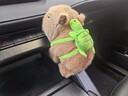 范爷家车载玩偶创意卡皮巴拉啪啪圈车内装饰摆件水豚佛系毛绒中控台公仔 实拍图