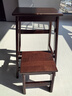 家逸实木梯凳家用折叠梯子凳子二合一登高凳厨房高凳楼梯两用台阶凳 实拍图