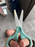 COOKSS 婴儿陶瓷辅食剪刀儿童手动陶瓷食物剪研磨器宝宝辅食工具带便蓝 实拍图
