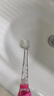 BabySmileRainbow儿童电动牙刷声波清洁振动英语语音互动LED彩虹灯205充电式3岁+ 205牙刷粉色(含2支刷头) 实拍图