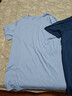 京东京造【100 超轻速干】运动T恤夏季户外跑步健身短袖男 冰川蓝2.0 XL 实拍图