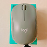 罗技（Logitech）M221 轻音鼠标 无线鼠标 办公鼠标 对称鼠标 带无线微型接收器 薄荷绿 实拍图