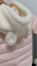 戴维贝拉（DAVE＆BELLA）新生儿羽绒连体衣婴儿外出服女宝宝衣服0-6个月冬装新款爬服哈衣 浅粉色【现货】 66cm （建议身高59-66cm） 晒单实拍图