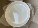 浩雅景德镇釉下彩陶瓷餐具陶瓷碗汤盘大号纯白8.5英寸如意盘4个装 实拍图