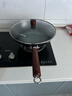 九阳（Joyoung）炒锅铁锅无涂层精铁锅炒菜锅炉灶通用32cm带盖CF32-C121 实拍图