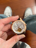 欧品客名表十大品牌手表男士全自动机械表简单休闲男表防水夜光 玫壳白面棕皮带-3186 全国联保 晒单实拍图