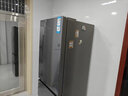 海尔（Haier）冰箱351L法式大三门节能玻璃门一级能效双变频大容量风冷无霜黑金净化家用冰箱BCD-351WLHD3E7SFU1 实拍图