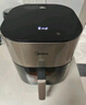 美的（Midea）小炎烤空气炸锅上下双热源 可视大视窗免翻面 家用智能触屏 6L实用大容量空气炸锅蒸烤一体KZC6054 实拍图