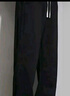 NASA GISS休闲裤男宽松保暖裤加绒厚款长裤子 黑色束脚加绒 (185/88A)2XL 实拍图
