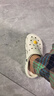 卡骆驰（CROCS）洞洞鞋贝雅男鞋女鞋轻便耐磨一脚蹬拖鞋休闲鞋|10126 白-100 37 /38(230mm) 实拍图