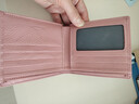 袋鼠女士钱包真皮短款钱夹2025新款小巧可爱简约学生超薄折叠皮夹 粉色【横款】 实拍图
