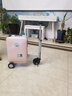 Airwheel爱尔威电动行李箱可骑行拉杆箱可坐可代步铝框箱包20英寸登机箱 实拍图
