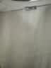 百图betu女装春夏新款衬衫圆领不规则纽扣七分袖衬衫女2403T39 米白 S 实拍图