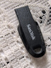 闪迪（SanDisk）128GB USB3.2 U盘 CZ550黑色 读速100MB/s 安全加密 数据恢复 学习办公电脑车载 高速大容量优盘 实拍图