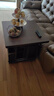 法莎蒂升降茶几折叠移动推车实木茶台茶桌小户型客厅多功能餐桌 【胡桃色】可移动升降折叠小推车边几 实拍图