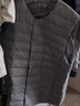 雪中飞经典新款基础舒适轻薄羽绒便捷短款保暖羽绒小马甲轻盈便携舒适 宝石黑|8086-女 L 170/92A 实拍图