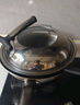 爱仕达炒锅304不锈钢蜂窝晶纹全屏防粘厨房家用炒菜锅具轻油少烟耐磨 丨可视半玻盖丨带侧耳 30cm 燃气明火电磁通用 实拍图