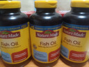 Nature Made天维美深海鱼油软胶囊1200mg 中老年成人220粒*3瓶 呵护心脑眼 实拍图