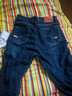 啄木鸟（TUCANO）牛仔裤男士夏季薄款商务休闲时尚百搭弹力修身长裤男装 黑蓝 34 实拍图