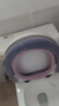 收米马桶坐垫家用坐便套冬季加厚针织四季通用大号坐便器垫子马桶垫圈 牛头加厚提手【灰粉】1个装 实拍图