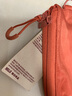 无印良品（MUJI）再生聚酯纤维 双拉链包 收纳袋  橙色S  实拍图