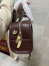 CinvaiKrose【赵昭仪同款】包包女包2025新款保龄球单肩斜挎包生日圣诞节礼物 咖啡色【送女友老婆女生礼物走心】 实拍图