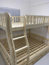 莱客轩（LAIKEXUAN）儿童上下床双层实木高低子母床爬梯款上铺1.3米下铺1.5米 实拍图