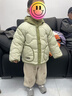 巴拉巴拉童装儿童羽绒服男童女童2025新冬季摇粒绒两件套上衣209425107207 实拍图