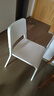 宜家（IKEA）帝奥多斯可堆叠白色餐桌椅凳子家用靠背现代简约塑料 白色*4 实拍图