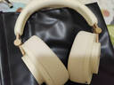 水月雨羽翼 Edge 头戴式蓝牙耳机ANC主动降噪便携可折叠hifi长续航蓝牙5.4 米白色 实拍图