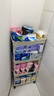 小推车夹缝置物架落地可移动多层厨房家用蔬菜卫生间窄边收纳架子 简约白四层-25宽【送静音轮】 实拍图