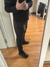 龙牙【张译同款】【补货速抢】寒锋战术软壳长裤秋冬男通勤弹力户外 极夜黑（修身加强版） 36 180/94B 高180重176-190 实拍图