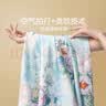富安娜（FUANNA）出品馨而乐100%纯棉被套单件单人学生150x200家用全棉被罩褥子套 【100%新疆棉 亲肤好睡】雀语 1.2米/1.5米床 152cm*210cm 实拍图