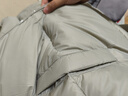网易严选25新品90鸭绒超蓬羽绒服休闲面包服石墨烯保暖轻量抗菌防泼水 25秋冬立领-筠雾绿 XL 实拍图