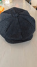旅峰剃刀党帽子浴血黑帮八角帽复古英伦羊毛呢报童帽男士贝雷帽画家帽 条纹黑色 头围58-60CM 实拍图