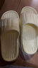 洁丽雅拖鞋女夏季室内家居家用浴室洗澡防滑防臭EVA情侣静音凉拖鞋男夏 黄色【热卖款】 38-39 （适合37-38码） 实拍图