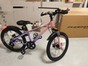 凤凰山地自行车男女变速山地车碟刹青少年儿童自行车学生单车 星际 粉紫【变速+辐条轮】 22寸【适合130-170cm】 实拍图