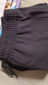 京东京造【加绒】休闲裤男裤子男冬季宽松运动加厚长裤 黑色XXL 实拍图