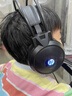 惠普（HP）DHH-1601 耳机头戴式 电脑笔记本游戏语音听力学生麦克风二合一网课办公教育培训学习有线话务耳麦 实拍图