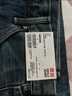 优衣库女装男装宽松廓形牛仔裤/弯刀镰刀裤子25秋冬新款479000 67 海蓝色 26 /160/66A 实拍图