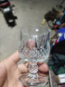 玻璃红酒杯欧式捷克矮脚红酒杯创意威士忌酒杯葡萄酒杯 浮雕香槟杯2个 实拍图