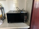 格兰仕变频微波炉烤箱一体机 光波炉一级能效彩膜新款 枪灰色 23L大容量平板 智能变频T93TGVFZB5 实拍图