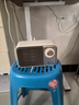 艾美特（AIRMATE）【强劲暖流】暖风机/电热取暖器/电暖器/电暖气片家用/电热风扇 办公室台地两用小型加热风机  实拍图