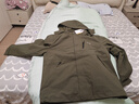 吉普（JEEP）冲锋夹克衣男女同款三合一两件套保暖防风加绒外套 军绿 2XL 实拍图