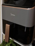 美的（Midea）AI烹饪空气炸锅免翻面 可视大视窗大容量5.3L智能触控 微波炉烤箱一体机蒸烤一体金属内腔KZC539J5 实拍图