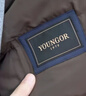 雅戈尔（YOUNGOR）25秋冬新款官方商务休闲保暖立领男士棉夹克 藏青 M(170/92A) 实拍图