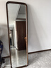 家逸实木全身镜落地穿衣镜卧室立体镜贴墙壁挂试衣镜入户高清化妆镜子 实拍图